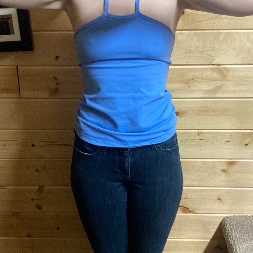 Lululemon blue halter top